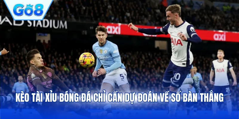 Kèo Tài Xỉu bóng đá chỉ cần dự đoán về số bàn thắng